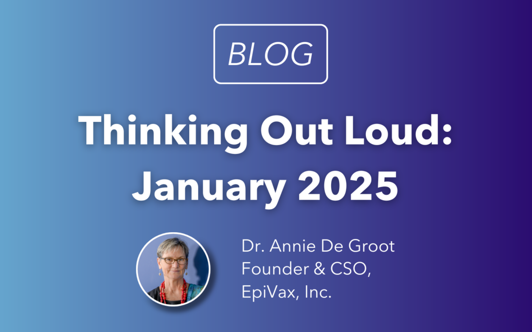 Thinking Out Loud: January 2025