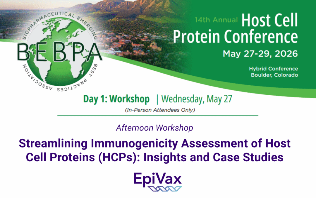 BEBPA Workshop: Streamlining Immunogenicity Assessment of Host Cell Proteins